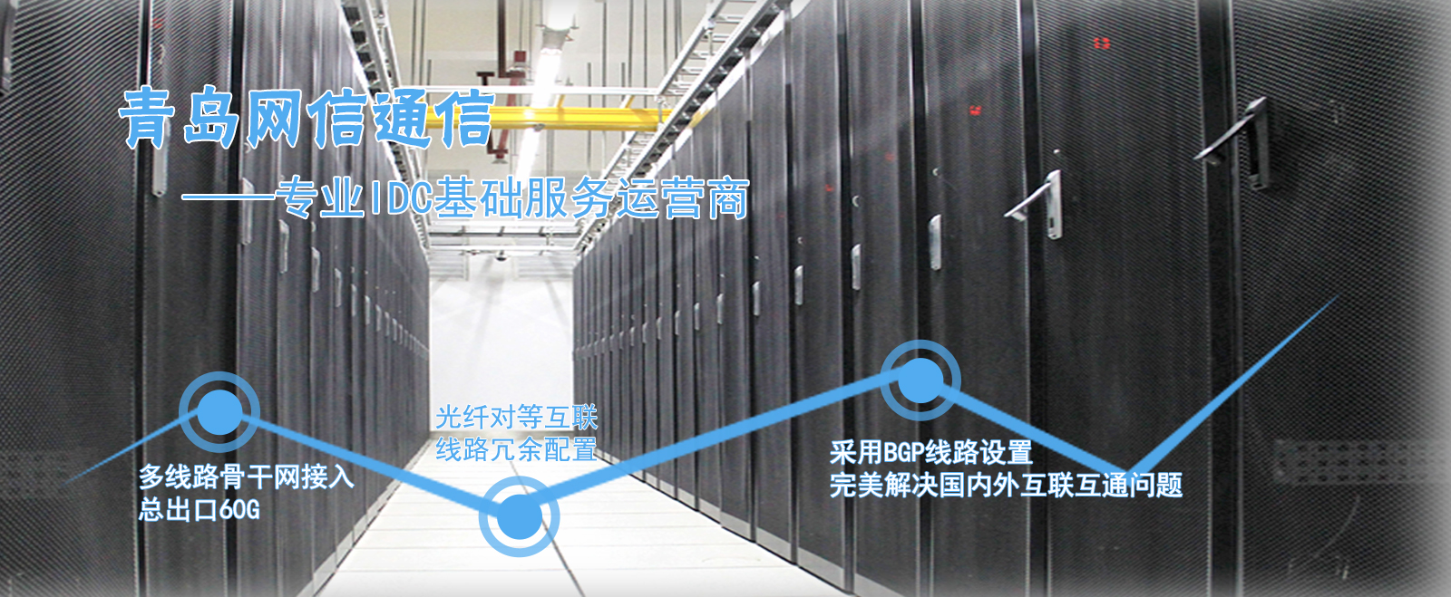 熱烈慶祝青島網信BGP機房上線